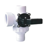 Valve trois voies 1-1/2'' Gauche pour Drain de fond