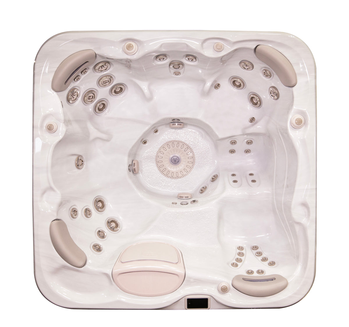 Spa pour 6 personnes - Auto-Nettoyant - Signature 655 d'Hydropool Platine