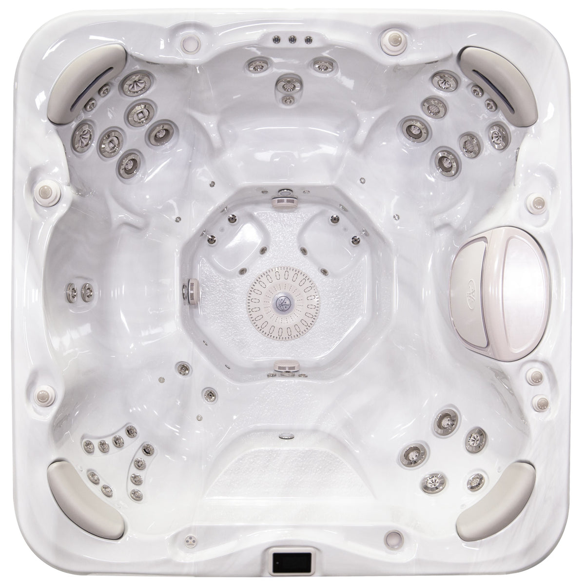 Spa Hydropool pour 7 personnes - Auto-Nettoyant 728 Platine