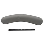 Petit Appui-Tête Arrondi Gris Chaud Hydropool