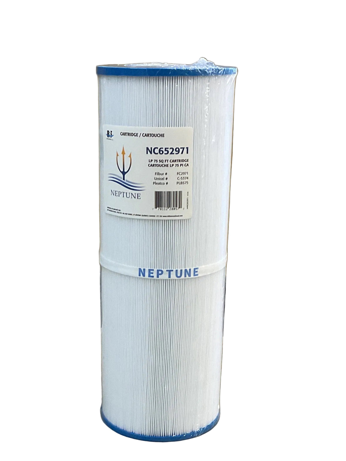 Filtre de spa Neptune NC652971 – Cartouche 75 pi² (PLBS75, C-5374, FC-2971)