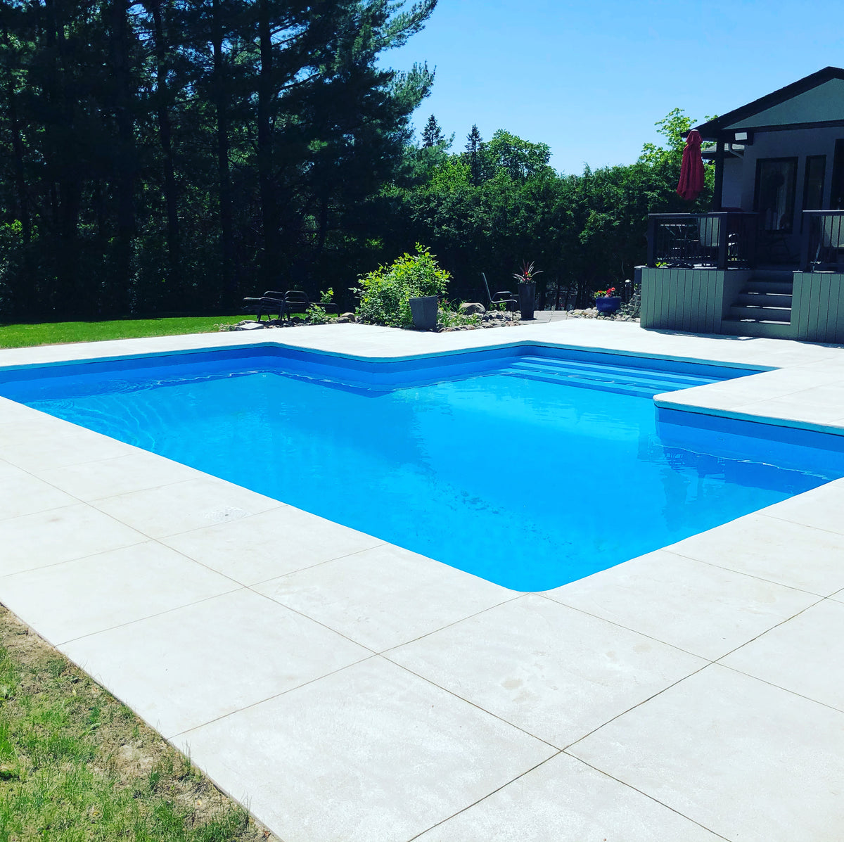 Toile de remplacement pour piscine creusée sur mesure