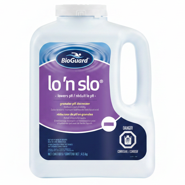 Lo 'N Slo® de Bioguard®, pH-pour piscine