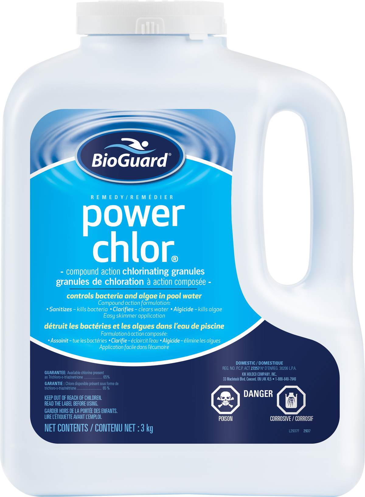 Power Chlor® de BioGuard®, Chlore en granules pour piscine