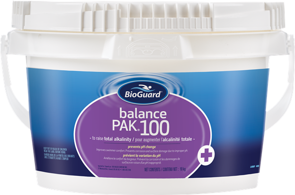 Balance PAK® 100 de Bioguard® / Alcalinité pour piscine