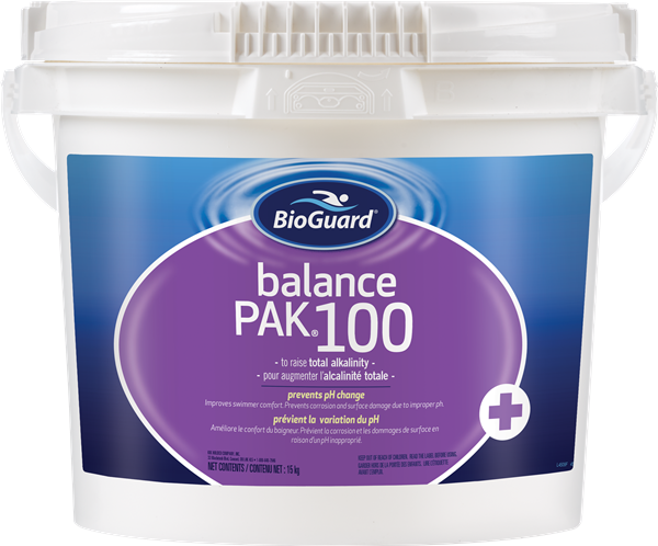 Balance PAK® 100 de Bioguard® / Alcalinité pour piscine