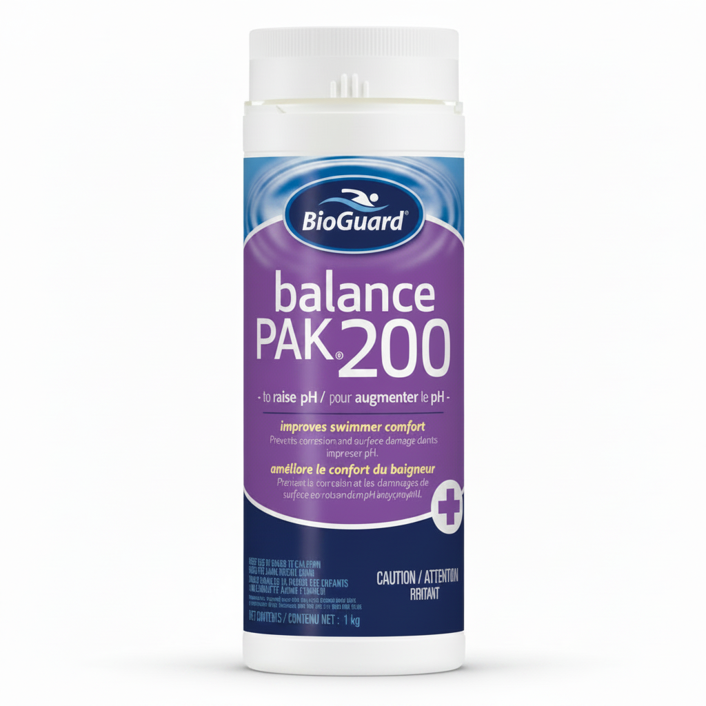 Balance PAK® 200 de Bioguard®, pH plus pour piscine