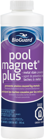 Pool Magnet Plus® de BioGuard®, Enlevez les métaux d'une piscine