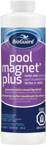 Pool Magnet Plus® de BioGuard®, Enlevez les métaux d'une piscine