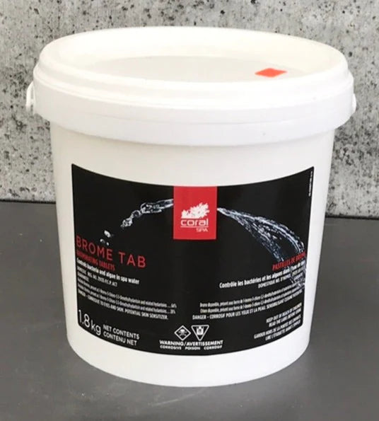 Brome TAB de Coral Spa, 1.8 kg, Comprimés de brome