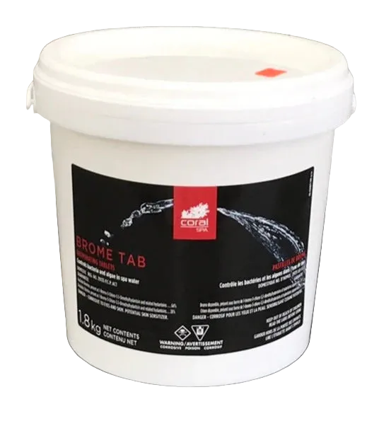 Brome TAB de Coral Spa, 1.8 kg, Comprimés de brome