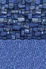 Toile Hors-Terre ACCROCHÉE/BEAD 21' - 52'' Blue Slate