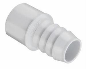 Adapteur Collé 1/2'' mâle (3/4'' femelle) X 3/4'' coché