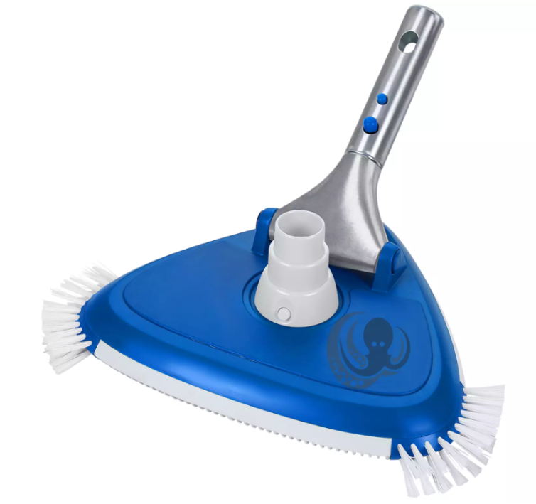 Tête d'aspirateur triangulaire bleue - Aqualux