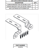 Ensemble de supports 45D pour toile