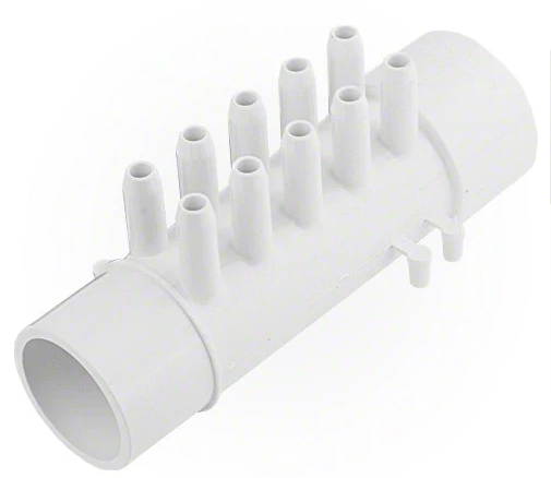 Collecteur d'air Waterway 1-1/2" – 10 sorties 3/8"