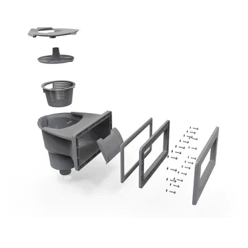 Ecumoire Carvin kit complet à grande bouche pour piscine hors-terre