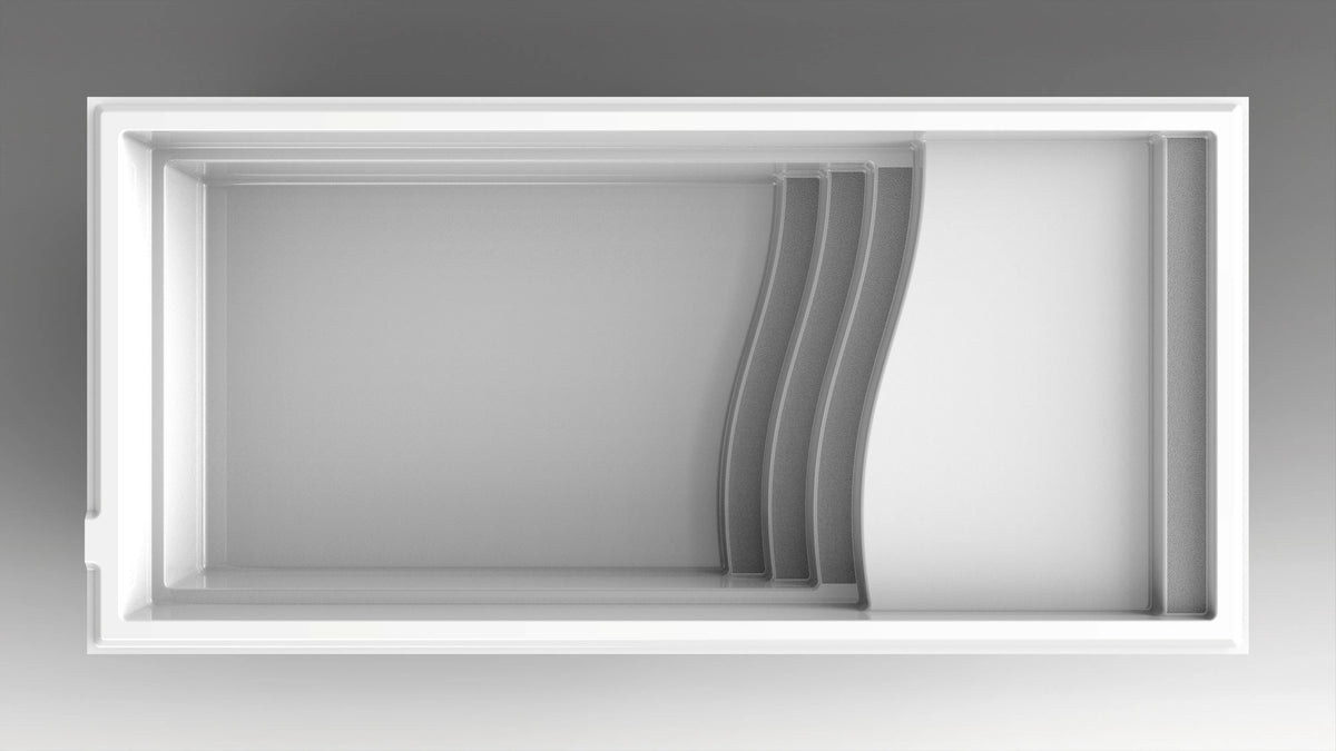 Piscine à fond plat 12 x 25 Signature