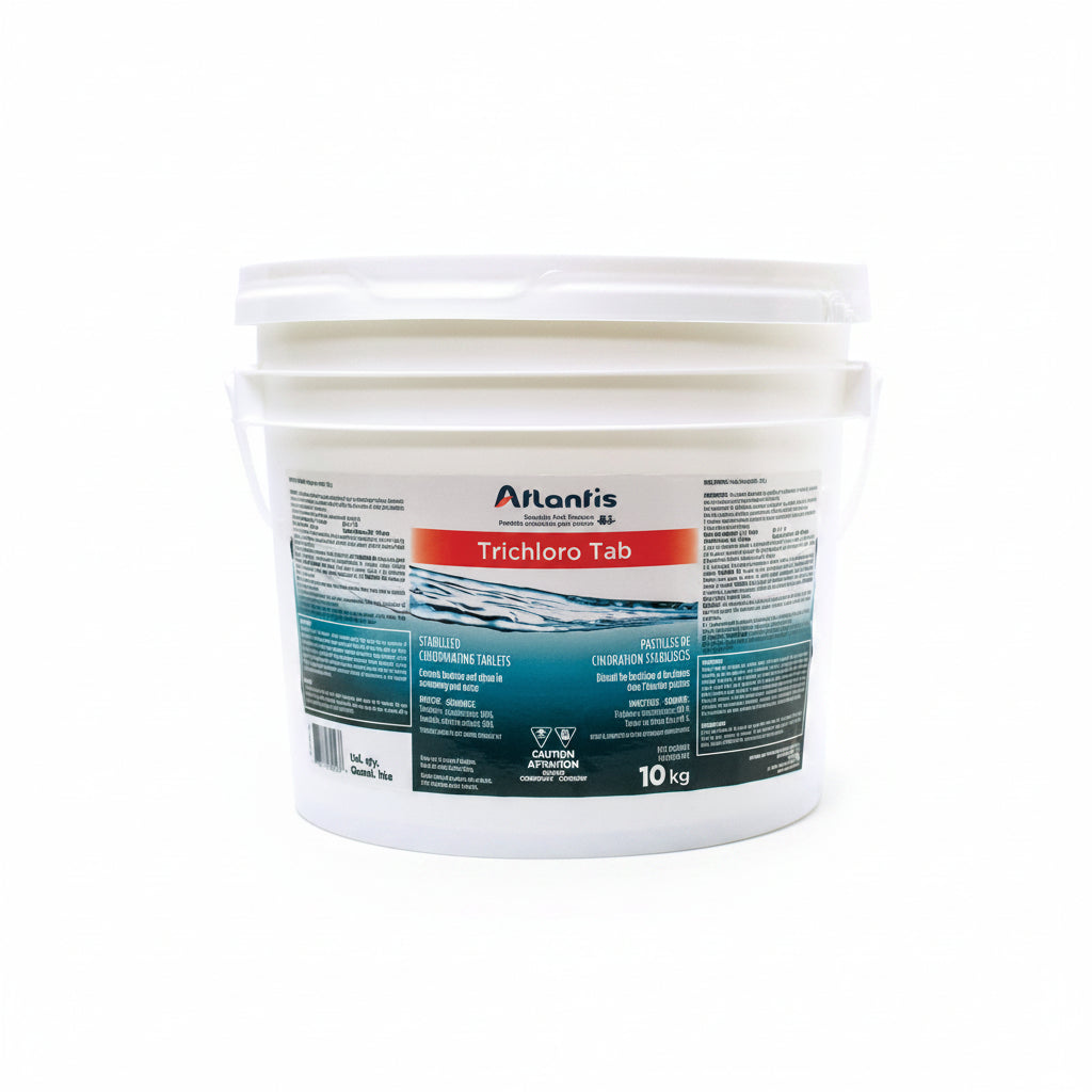 Trichloro Tab de Atlantis, 10 Kg,pastilles de chloration
