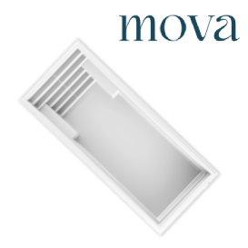 Piscine à fond plat 12 x 28 Mova