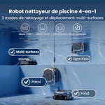 Bublue Bubot 800P Gen2 Multifonction 4-en-1 avec navigation par IA et alimentation filaire illimitée