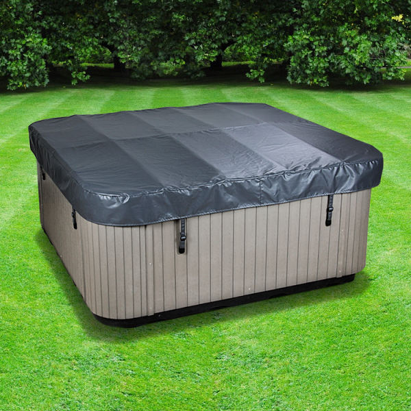 Couvert de spa et spa de nage enroulant SmarterCover