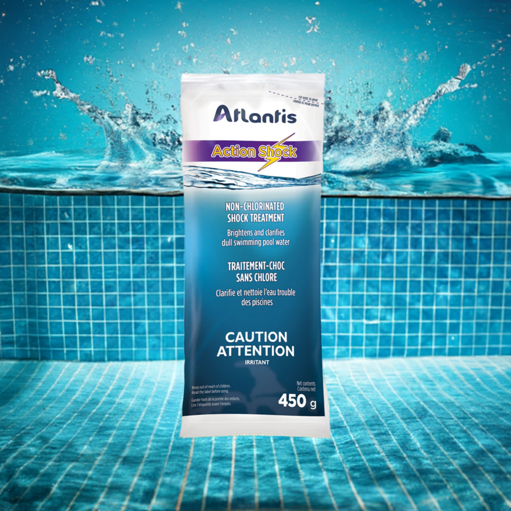 Action shock de Atlantis, 450g,traitement-choc sans chlore