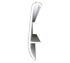 White PVC Border for 4" "Deluxe" Aluminum Edging, 10' Length