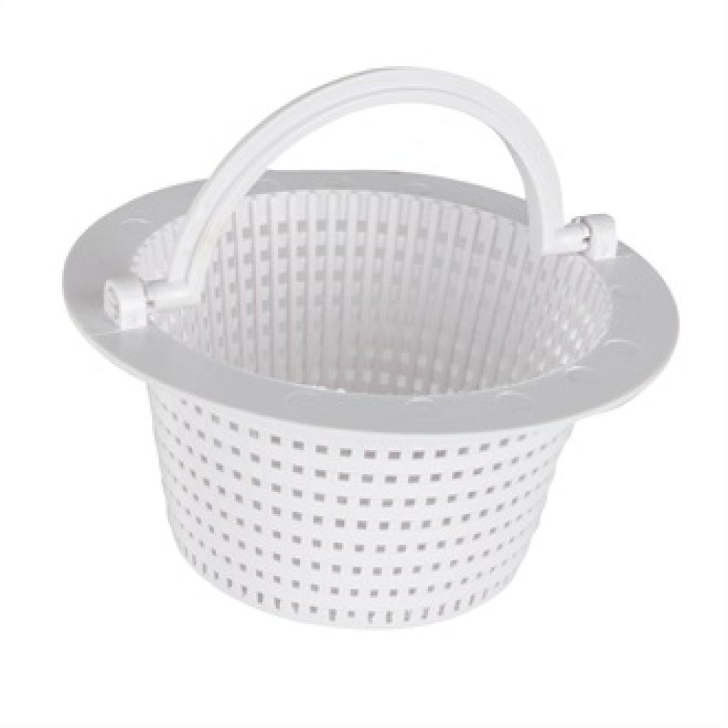 Panier d'écumoire blanc pour piscine hors-terre