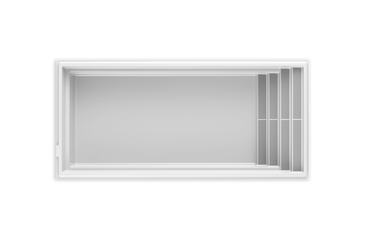 Piscine à fond plat 11 x 23 Mova