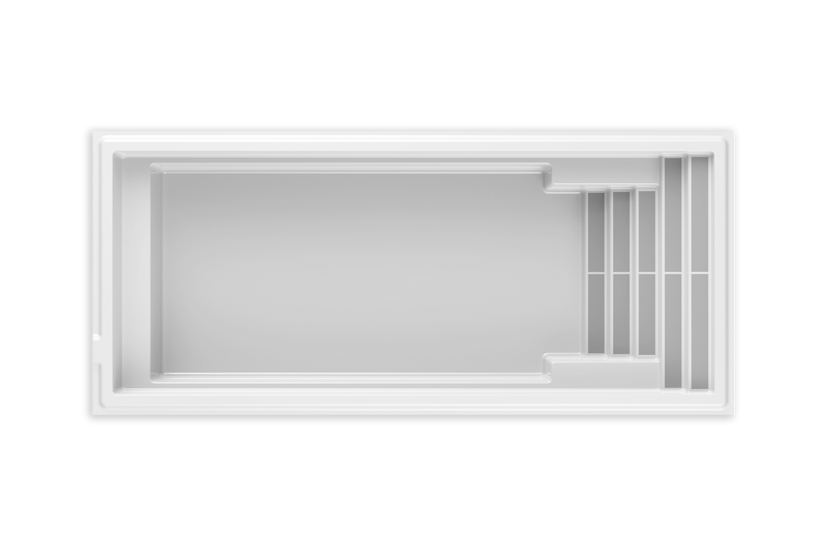 Piscine à fond plat 11 x 25 Mova