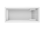 Piscine à fond plat 11 x 25 Mova