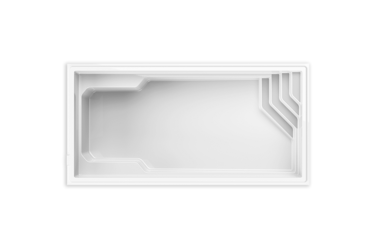 Piscine à fond incliné 12 x 24 Mova