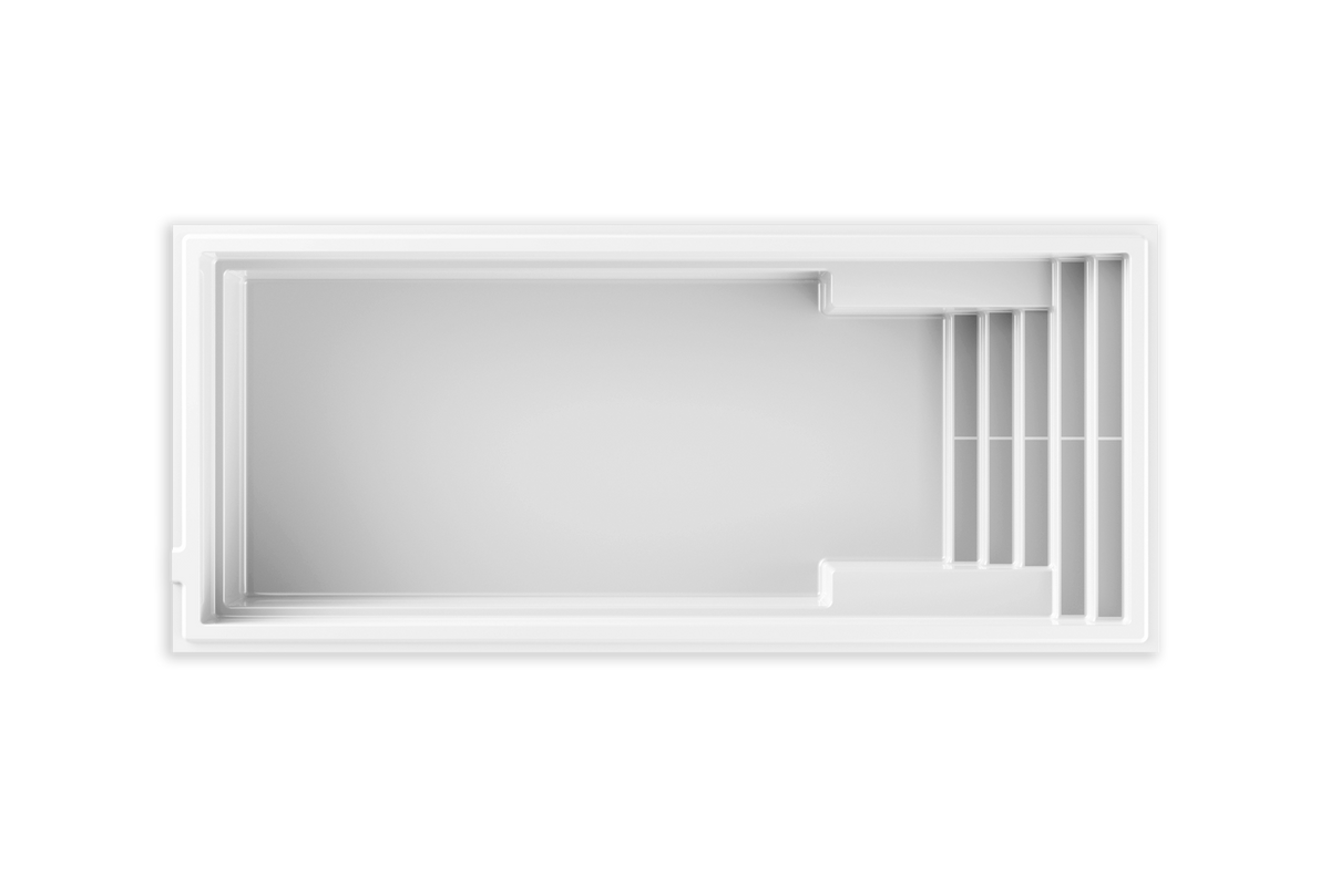 Piscine à fond plat 12 x 28 Mova