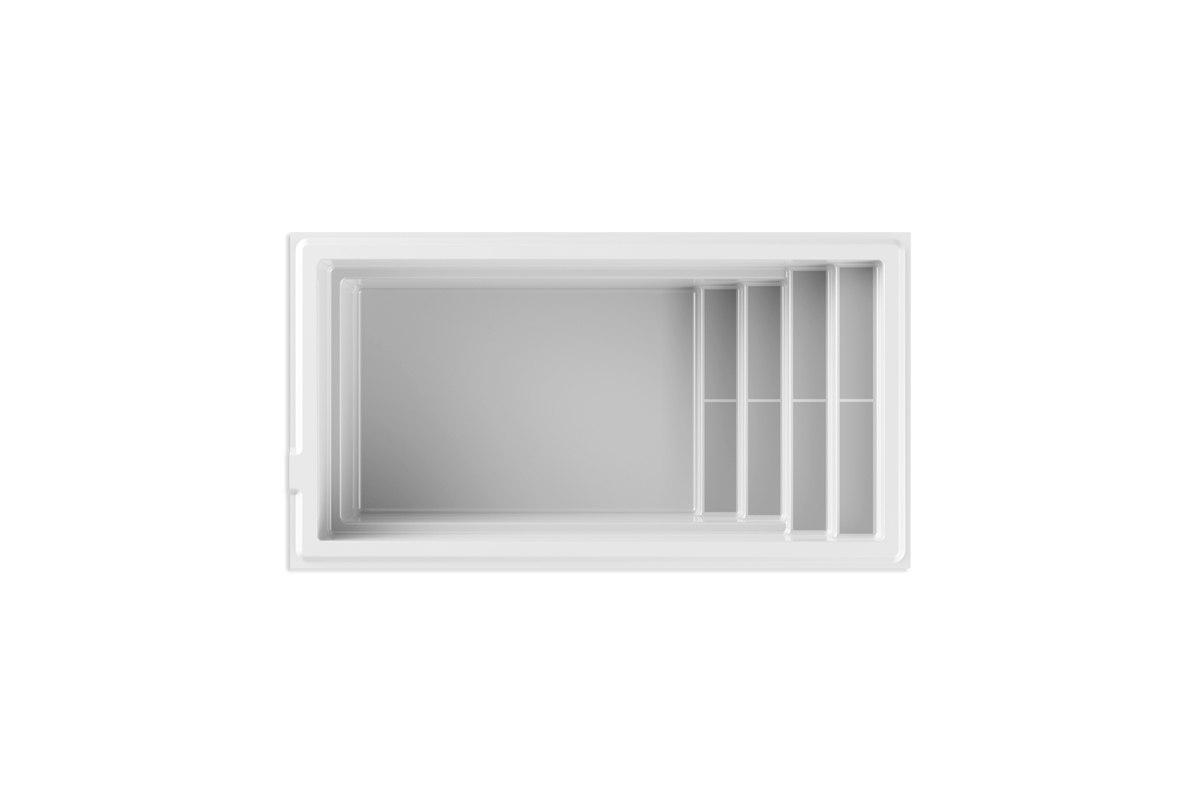Piscine à fond plat 8 x 16 Mova