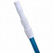 Manche pole télescopique 6' a 12' en allium peint bleu