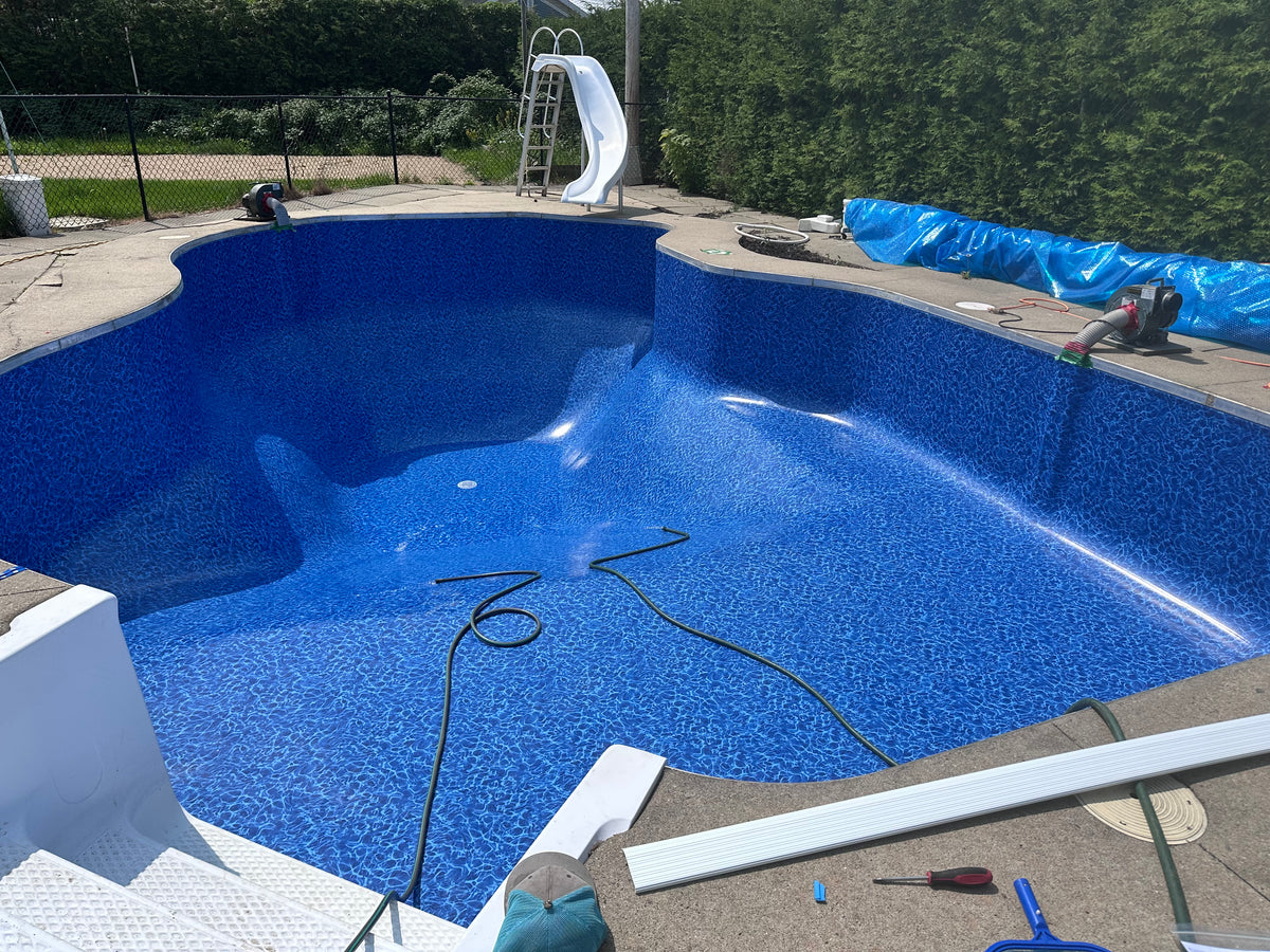 Toile de remplacement pour piscine creusée sur mesure