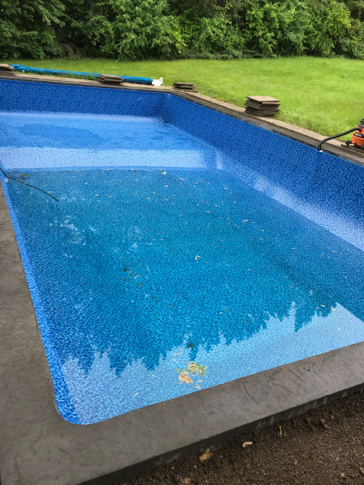 Toile de remplacement pour piscine creusée sur mesure