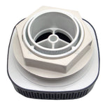 PVC SUCTION SQUARE CHARCOAL BULLFROG (DRAIN)