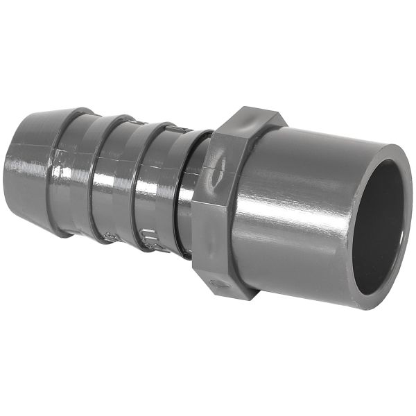 PVC Insert Adapter - 3/4" Spigot x 3/4" Barb (1432-007)