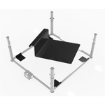 SUPPORT EN ACIER NON PERMANENT MOUNTING PLATES (4) - NOIR POUR COVANA