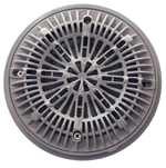 Couvercle et anneau de drain de fond Gris foncé Style Hayward