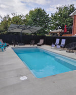 Piscine à fond plat 13 x 27 Mova