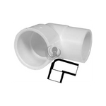 Coude 90° Elbow 1-1/2" Slip x 1-1/2" SPigot (male)