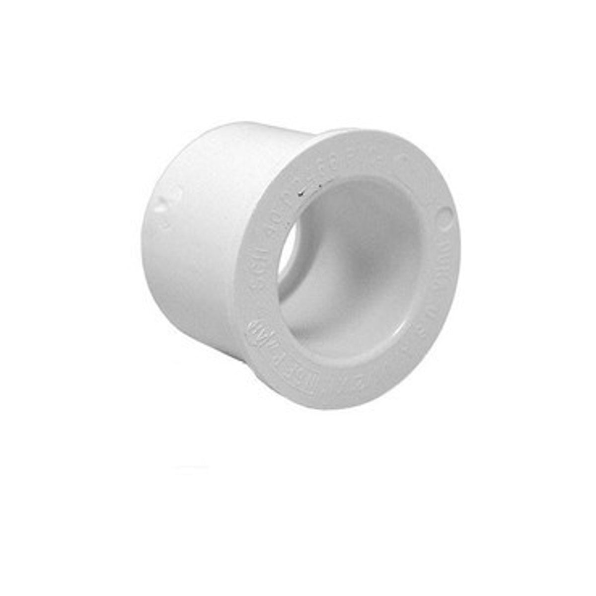 White PVC Reducer Bushing 2'' / 1'' 1/2 - 437-251