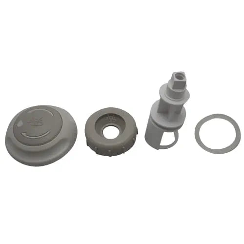 1'' Diverter Cap / Handle / Insert - Warm Gray