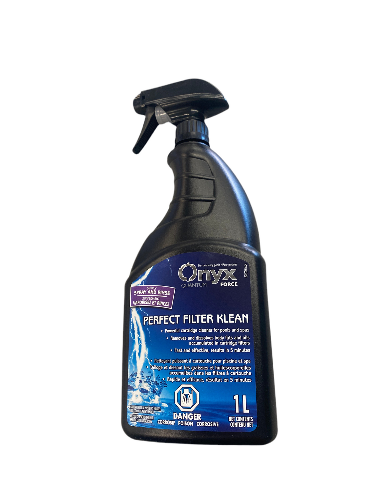 Perfect Filter Klean de ONYX, 1L, Nettoyant à cartouche