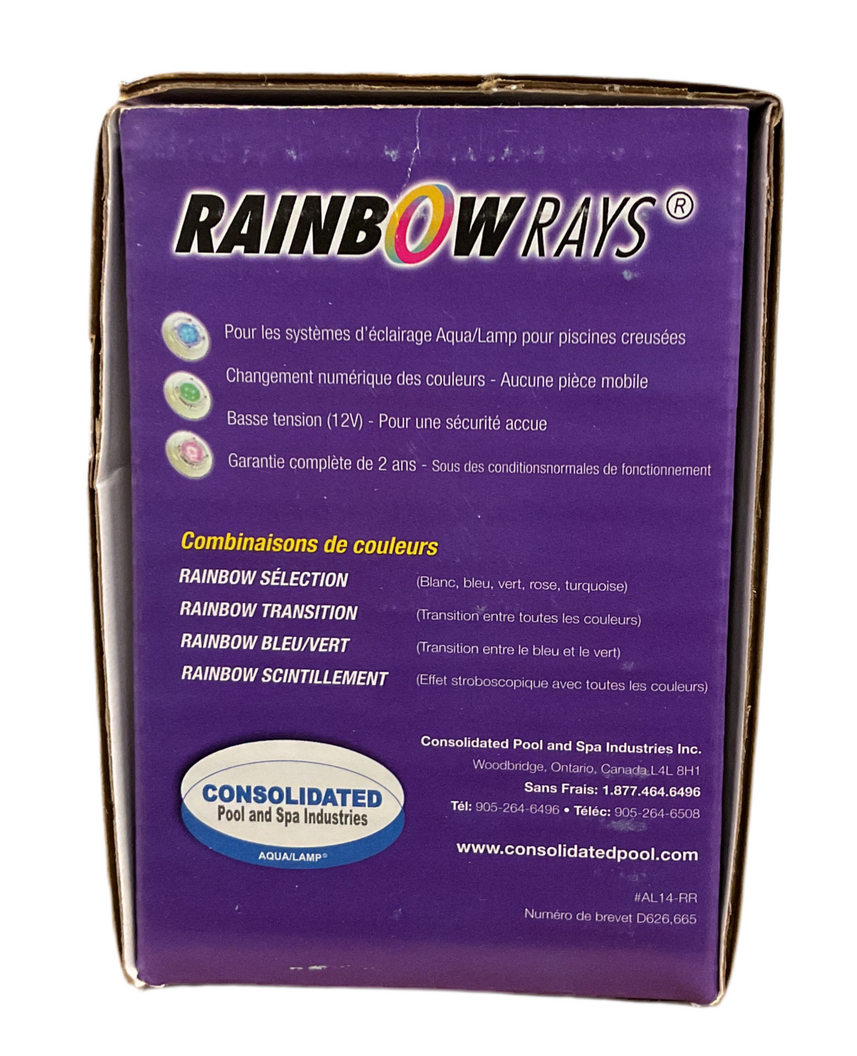 RAINBOW RAYS LED BULB AQUALAMP