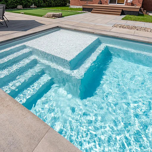 Perla - Piscine 12 x 24 en fibre de verre Azoria