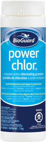 Power Chlor® de BioGuard®, Chlore en granules pour piscine